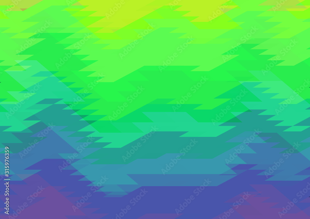 Obraz premium Beautiful multi-colored abstract geometric background. Vector illustration in rainbow colors