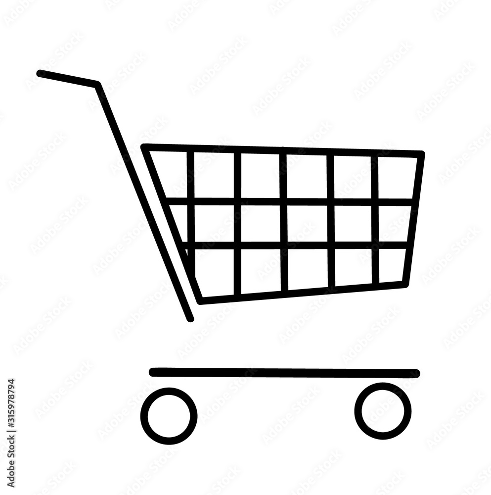 shopping cart icon. shopping basket. vector illustration. shopping cart icon. shopping basket. vector illustration.