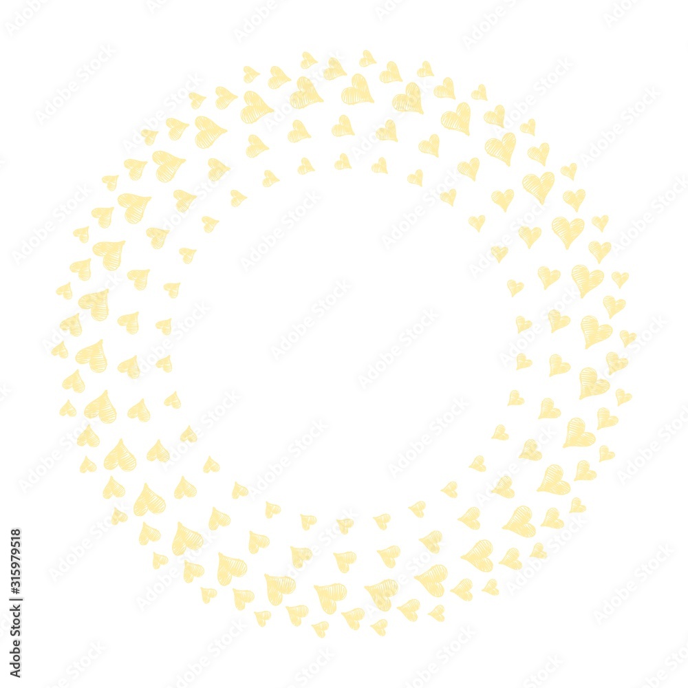Circular heart shaped frame. Love related items. Home decoration printable. Circular heart shaped frame. Love related items. Home decoration printable.
