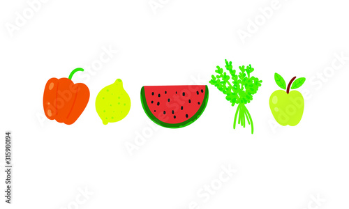 Fruit and Veggie Set 5