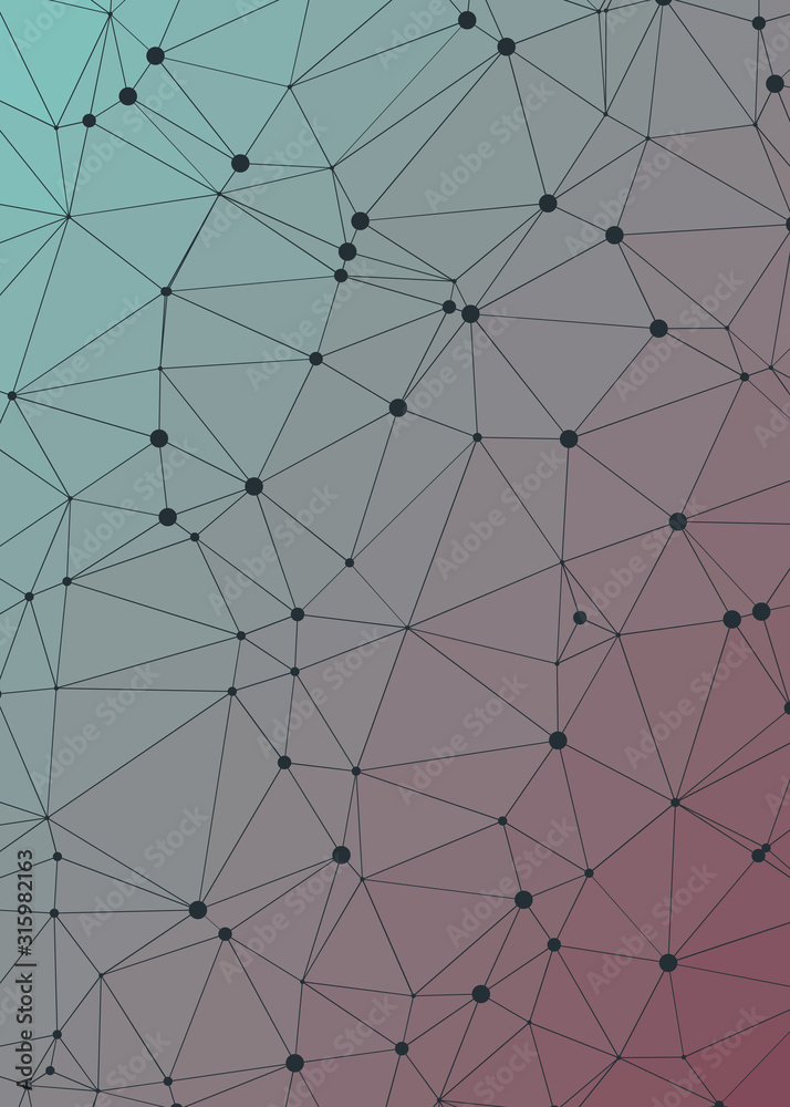 Abstract Low Polygon gradient Generative Art background illustration Abstract Low Polygon gradient Generative Art background illustration