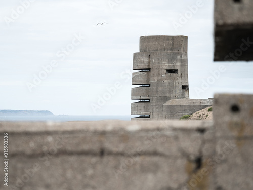 German WW2 bunker on Jersey, United Kingdom photo