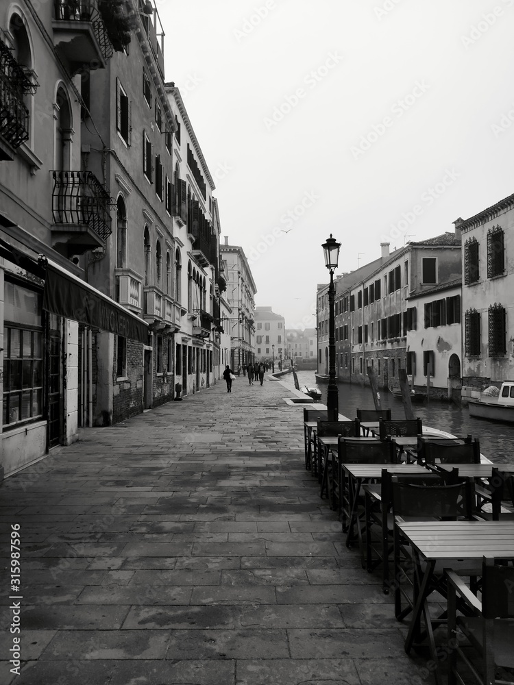 Naklejka premium canal in venice