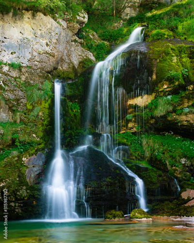 Fototapeta Naklejka Na Ścianę i Meble -  Slovenian waterfall