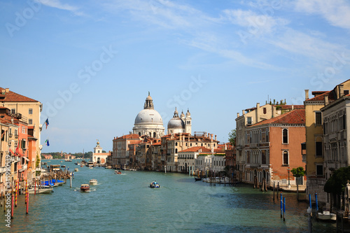 Canal Grande view, Venice, Italy. Italian landmark © elleonzebon