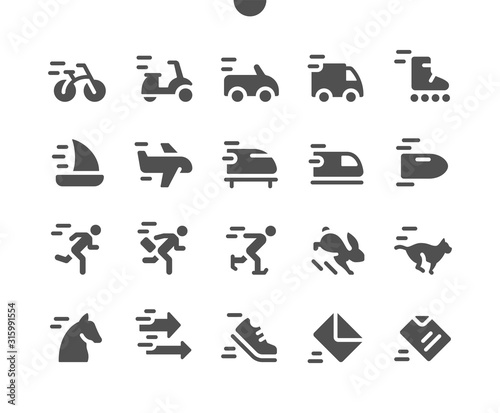 Speed v2 UI Pixel Perfect Well-crafted Vector Solid Icons 48x48 Ready for 24x24 Grid for Web Graphics and Apps. Simple Minimal Pictogram