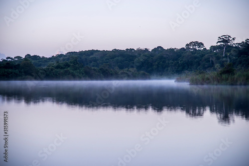 Lagoon Landscape photographed in Linhares  Espirito Santo. Southeast of Brazil. Atlantic Forest Biome. Picture made in 2015.