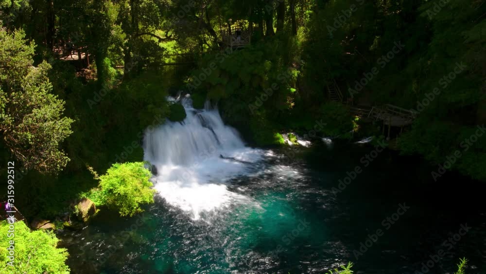 4k timelapse of a waterfall in southern Chile 4k timelapse of a waterfall in southern Chile