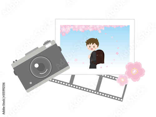小学一年生 入学写真