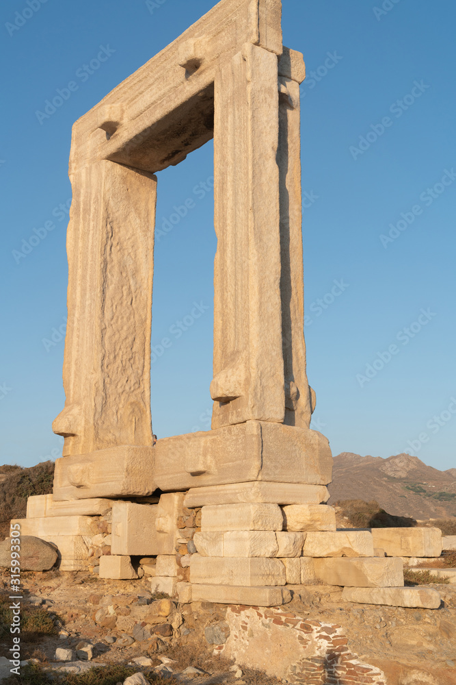 The door to nowhere, or Temple of Apollo remains