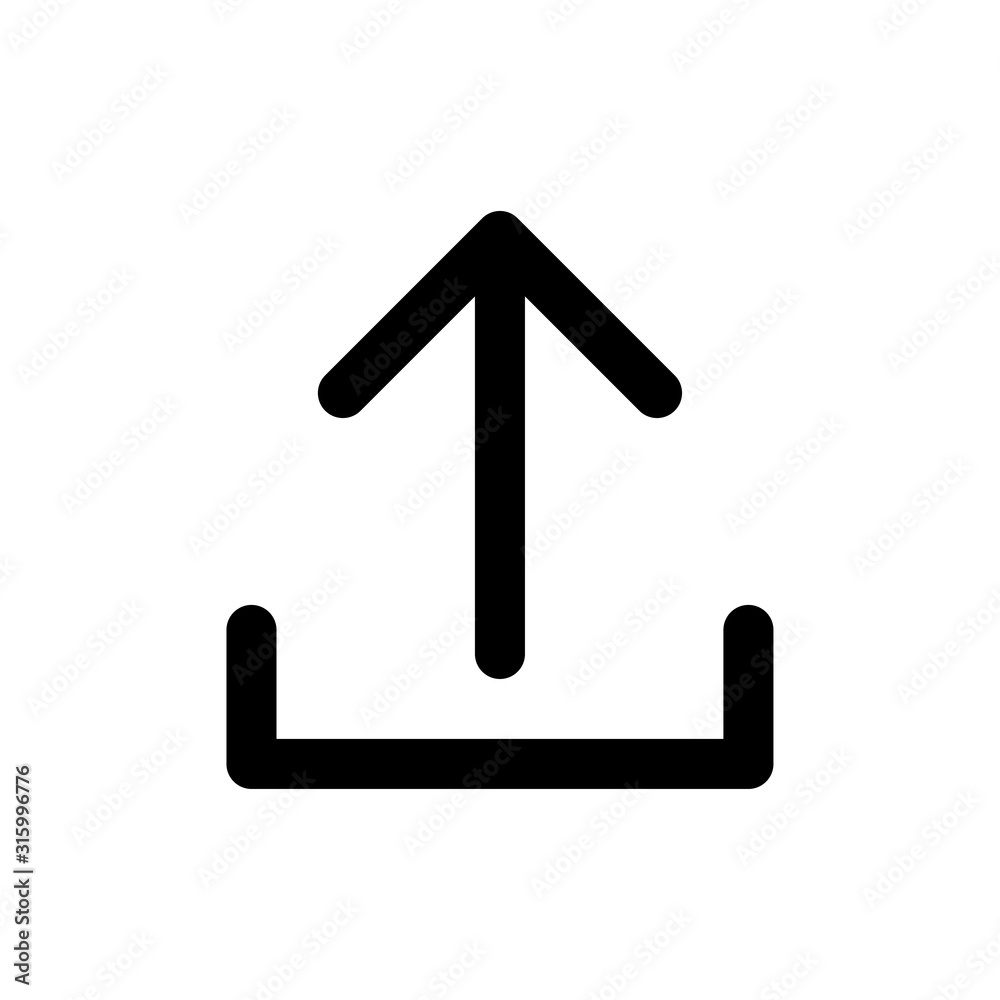 Upload signage arrow icon trendy Upload signage arrow icon trendy