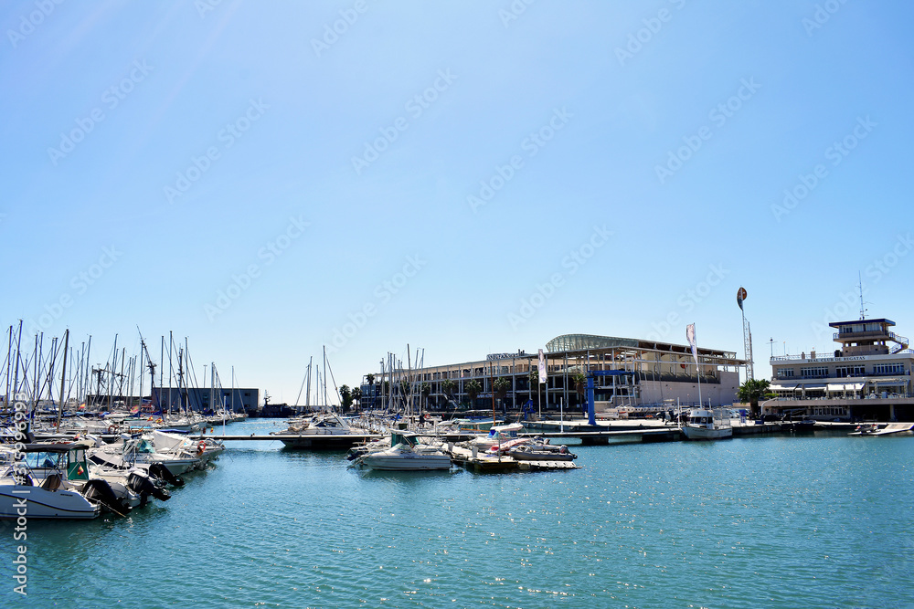 Alicante Leisure port, sports port, in the Valencian Community. Spain. Europe. September 23, 2019