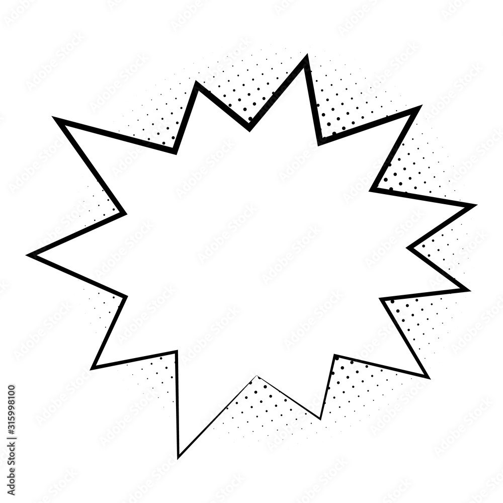 Cartoon, Comic Speech Bubbles, with Halftone Dot shadows on white background. in Pop Art Style for Comics Book , Social Media Banners, Promotional Material - vector design. Cartoon, Comic Speech Bubbles, with Halftone Dot shadows on white background. in Pop Art Style for Comics Book , Social Media Banners, Promotional Material - vector design.
