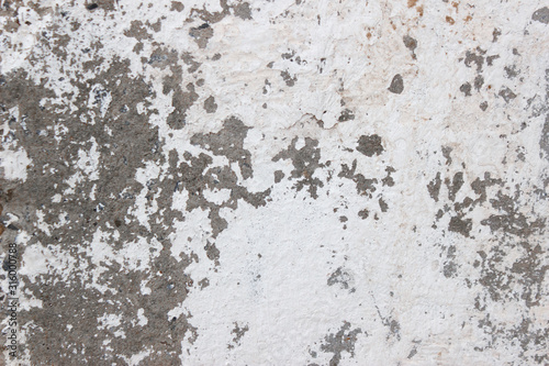 Old cement wall in white paint background © lbvfytcdbn