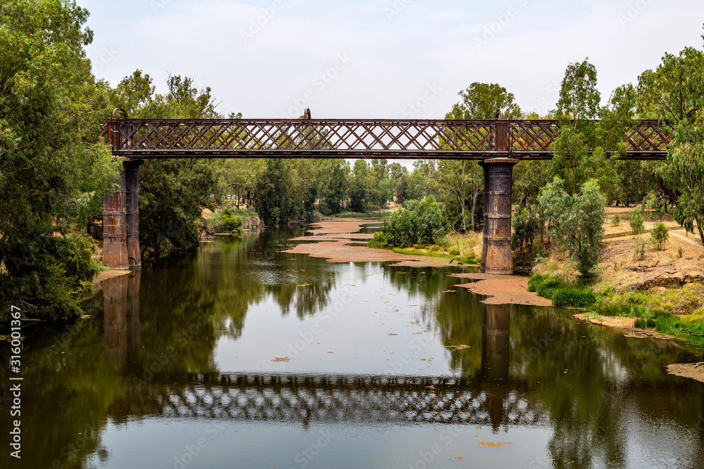 Dubbo Rail Bridge Over Macquarie River