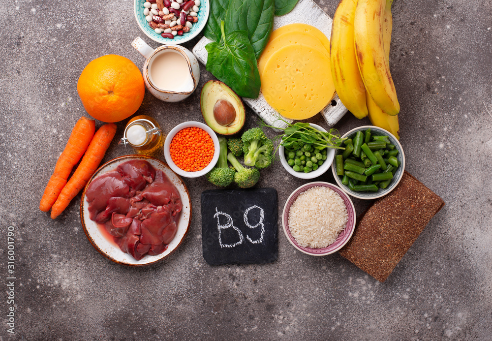 Natural sources of vitamin B9 Natural sources of vitamin B9