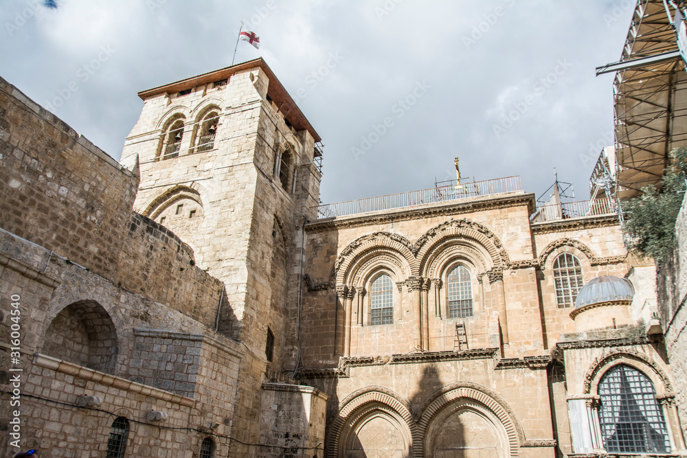Church of the Holy Christian Sepulcher of Jerusalem in Israel