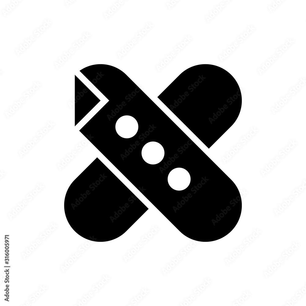 Medical icon : First bandage aid Medical icon : First bandage aid