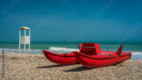 boat on the beach