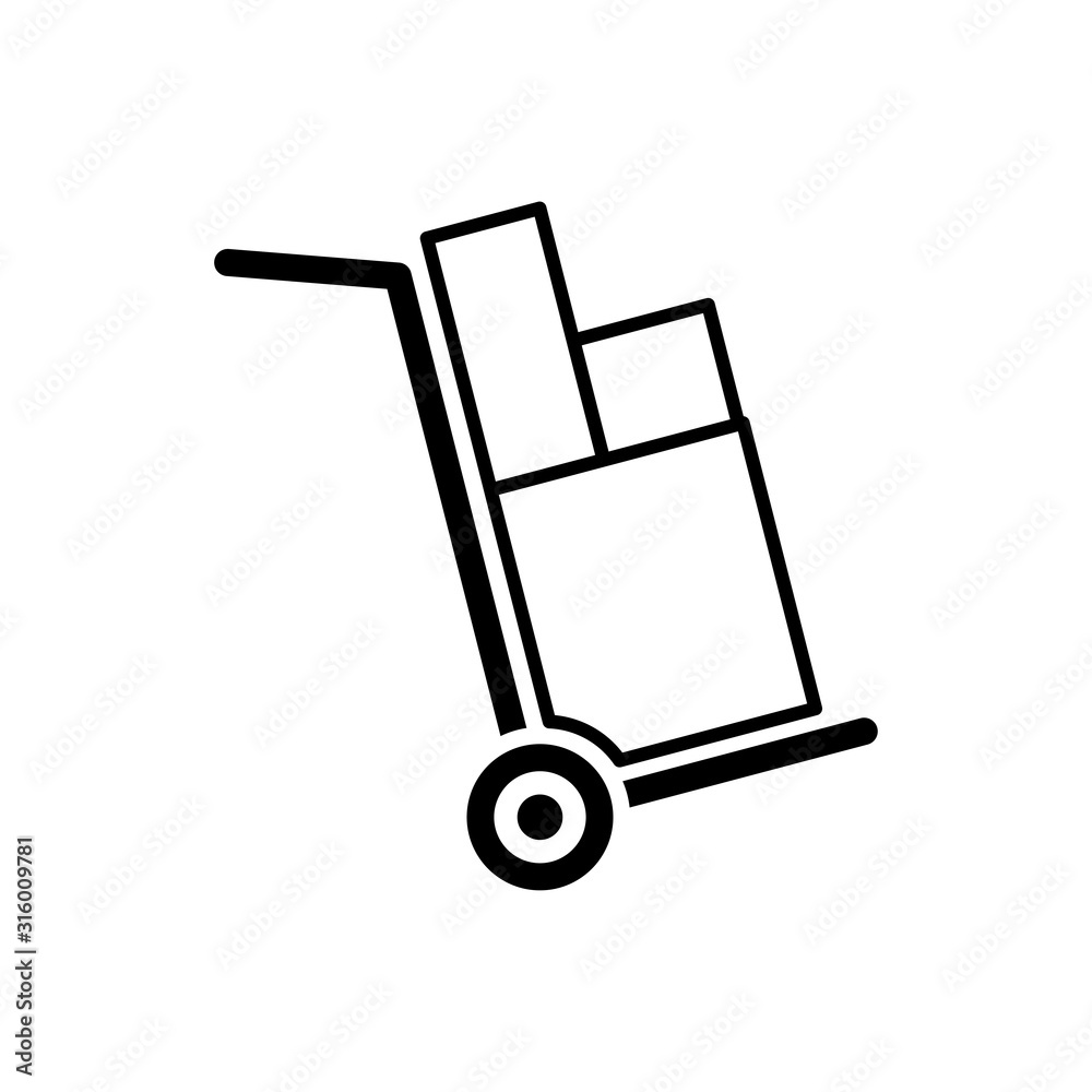 Handcart icon trendy Handcart icon trendy
