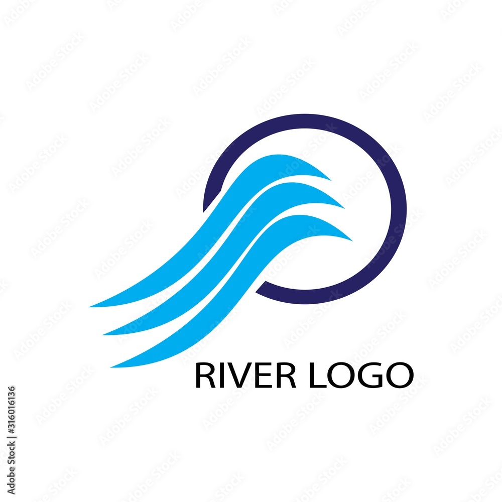 river logo vector