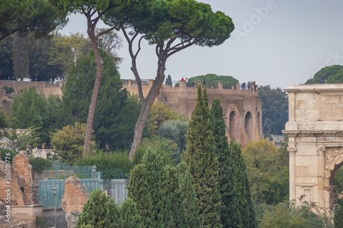 Photography Palatine Hill, Rome Italy