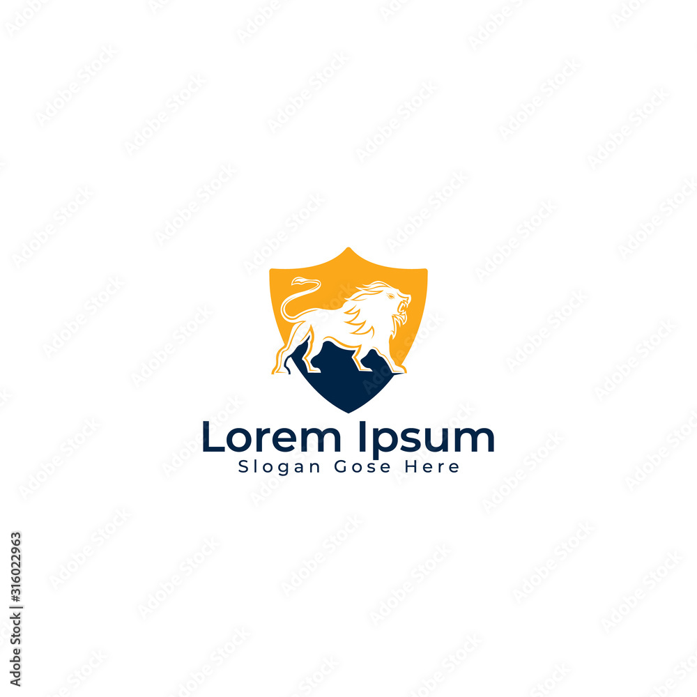 Lion vector template illustration Design. Angry lion roar vector. Lion vector template illustration Design. Angry lion roar vector.
