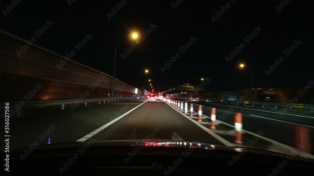 ドライブ映像 名神高速道路 ジッパー法 合流地点 愛知県一宮市 日本 ドライブ映像 名神高速道路 ジッパー法 合流地点 愛知県一宮市 日本