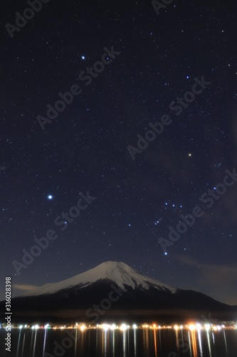Mt.Fuji with stars