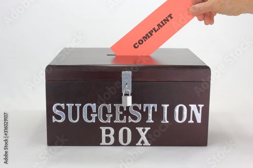 Suggestion Box Complaint photo