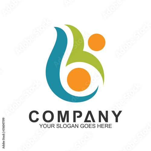 family logo, healthy people, adoption symbol, foundation and community care icon, parents and children vector, helping logo