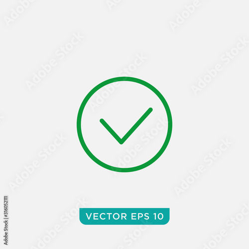 Free Download Check Mark Icon Design, Vector EPS10 - GFXLoad