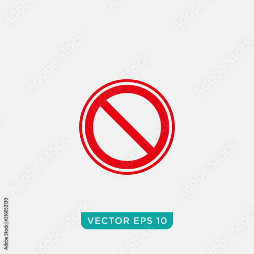 No Sign Icon Design, Vector EPS10 Free Download No Sign Icon Design, Vector EPS10 - GFXLoad