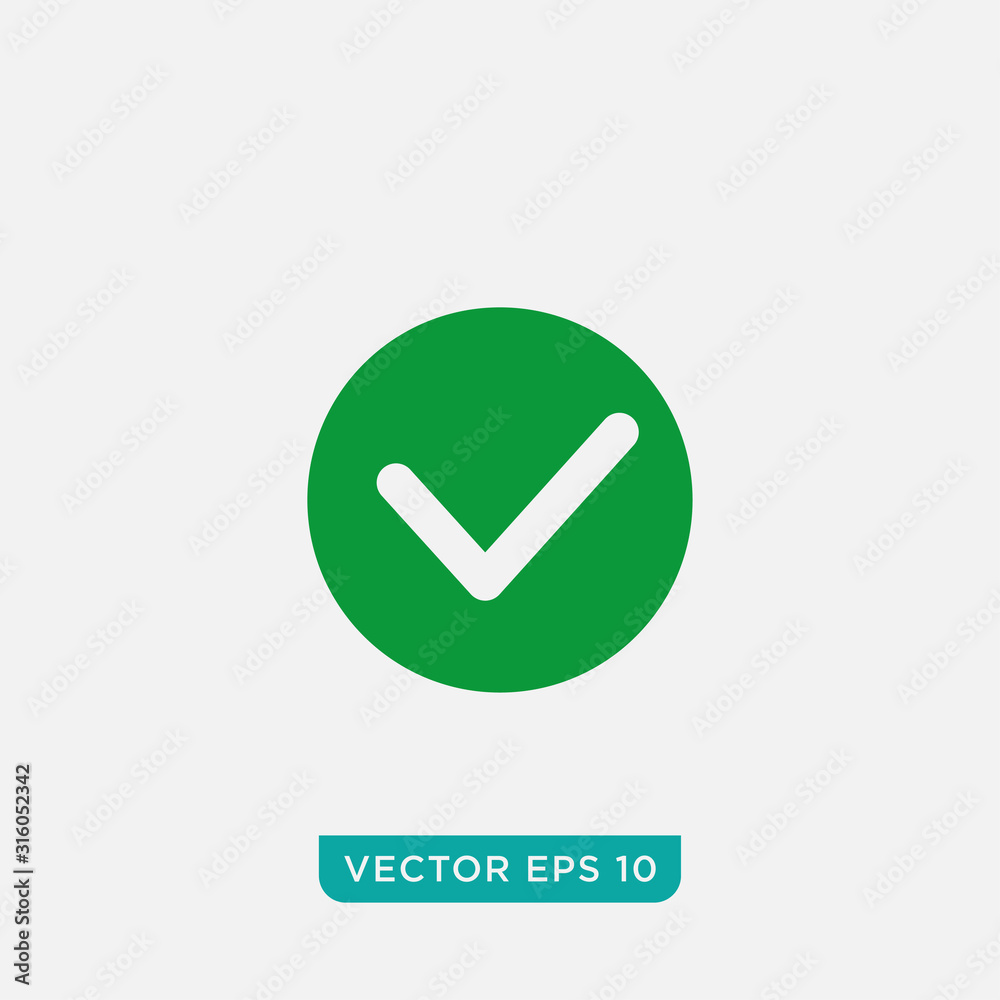 Check Mark Icon Design, Vector EPS10 Check Mark Icon Design, Vector EPS10
