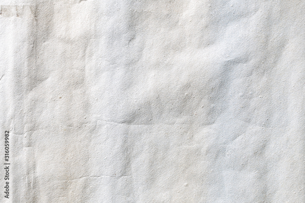 Naklejka premium Grey mixed with yellow crumpled background paper texture