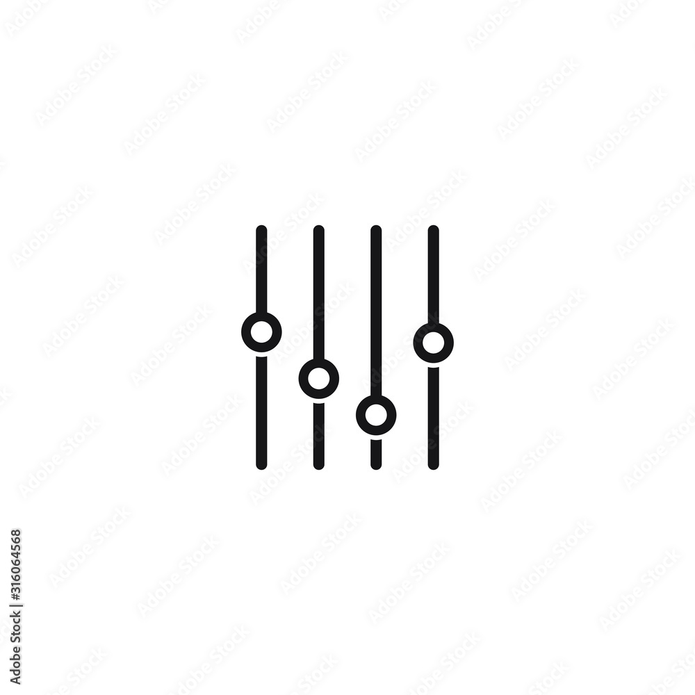 Control volume icon design. vector illustration