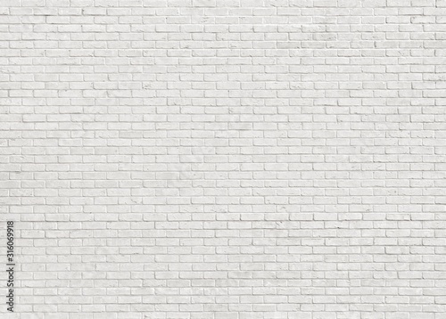 Old texture of white brick wall