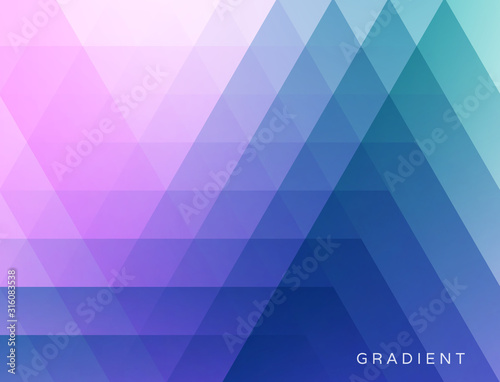 Abstract geometrical background. Polygonal pattern with color triangles. 3d vector illustration for advertising, marketing and presentation.