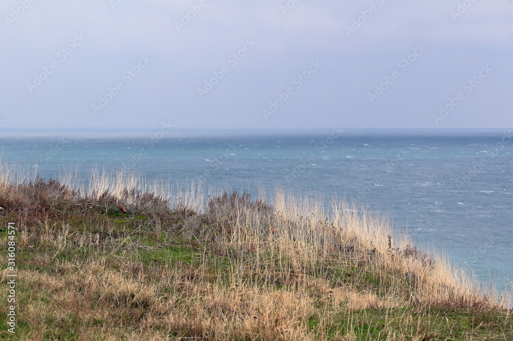 seascape cloudy weather horizon over the sea seascape cloudy weather horizon over the sea