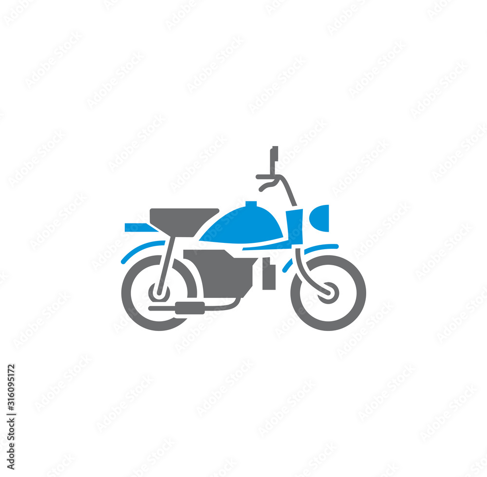 Motorcycle icon on background for graphic and web design. Creative illustration concept symbol for web or mobile app Motorcycle icon on background for graphic and web design. Creative illustration concept symbol for web or mobile app