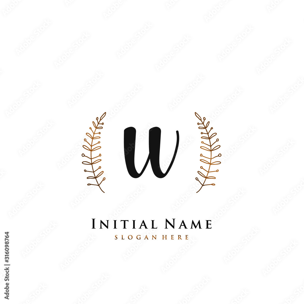 VV Initial handwriting logo vector	