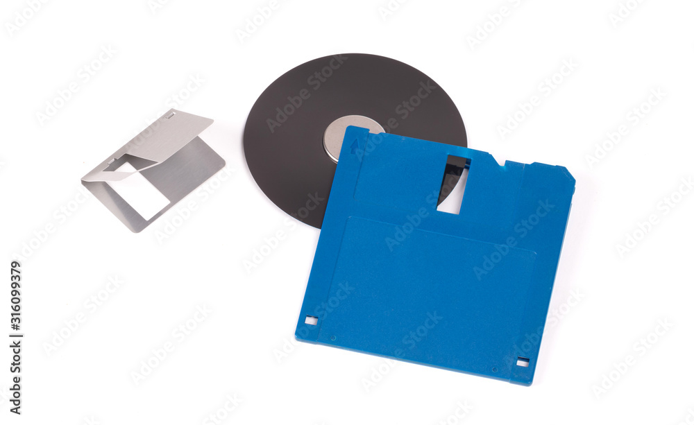 Broken floppy disk drive isolated