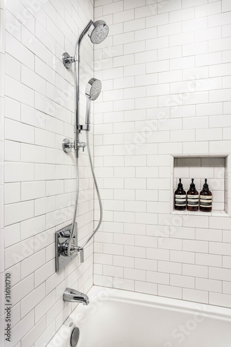 shower in bathroom