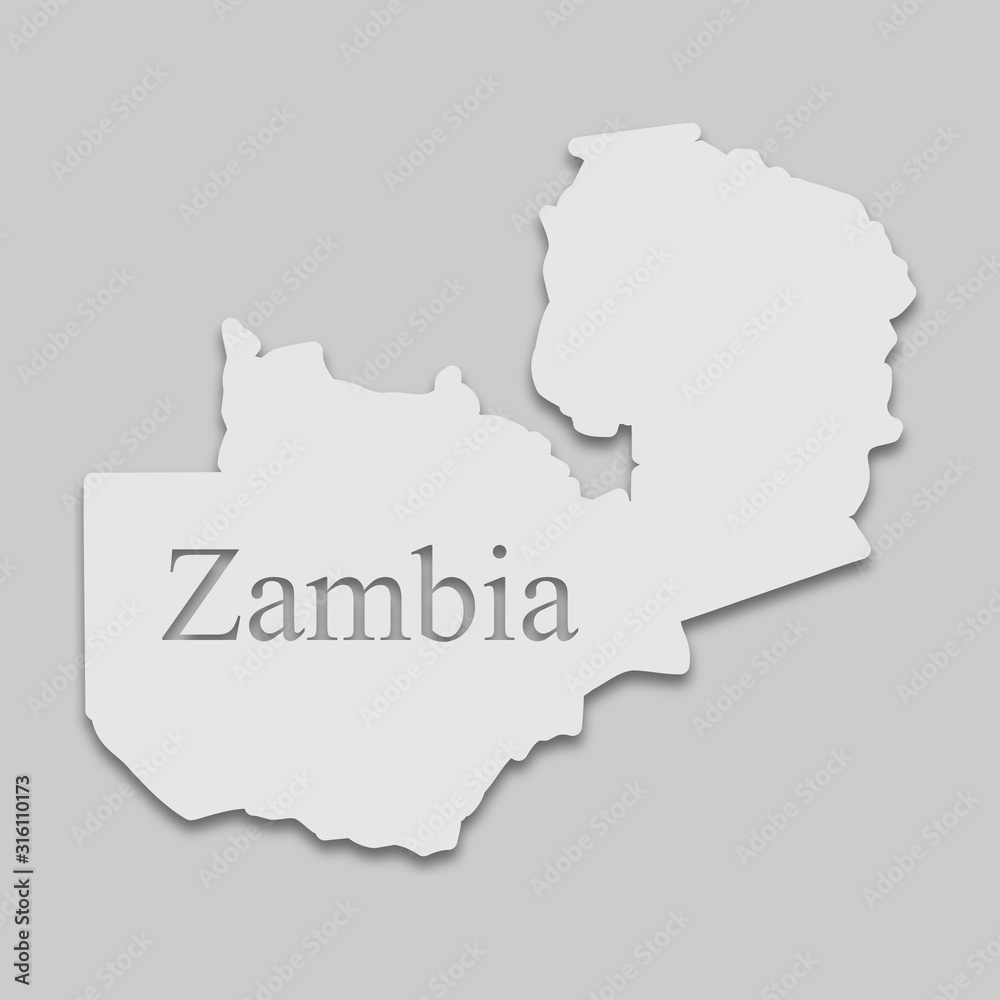 map Zambia