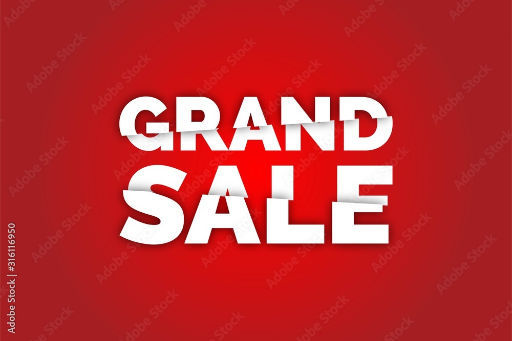 Modern grand sale banner background vector illustration, web banner design, discount card, promotion, flyer layout, ad, advertisement, printing media. Modern grand sale banner background vector illustration, web banner design, discount card, promotion, flyer layout, ad, advertisement, printing media.