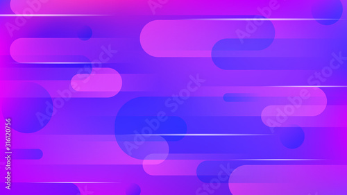 Digital Background. Digital Pixel Noise Abstract Design. Virtual 3d Vector Illustration. Minimalistic Style. Abstract Blue, Pink Waves on the Motley.