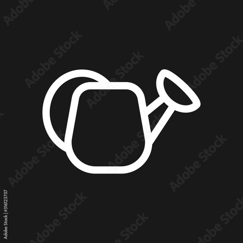 Garden icon isolated on background. Gardening symbol