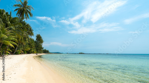 Fototapeta Naklejka Na Ścianę i Meble -  Wonderful tropical beach in summer, Located Koh Chang Island, Thailand