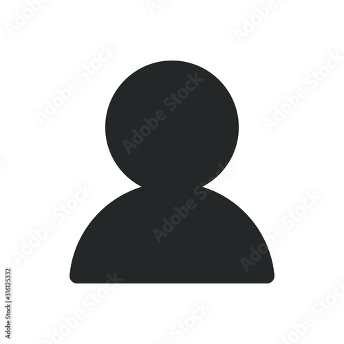 User profile login or access authentication icon button. People, account sign in logo sign symbol.   Vector illustration image. Isolated on white background.