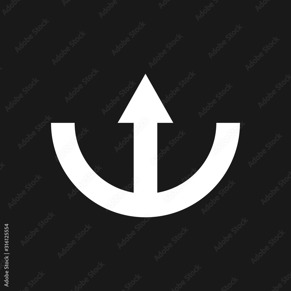 Growth icon, business infographic icon, vector growth symbol Growth icon, business infographic icon, vector growth symbol